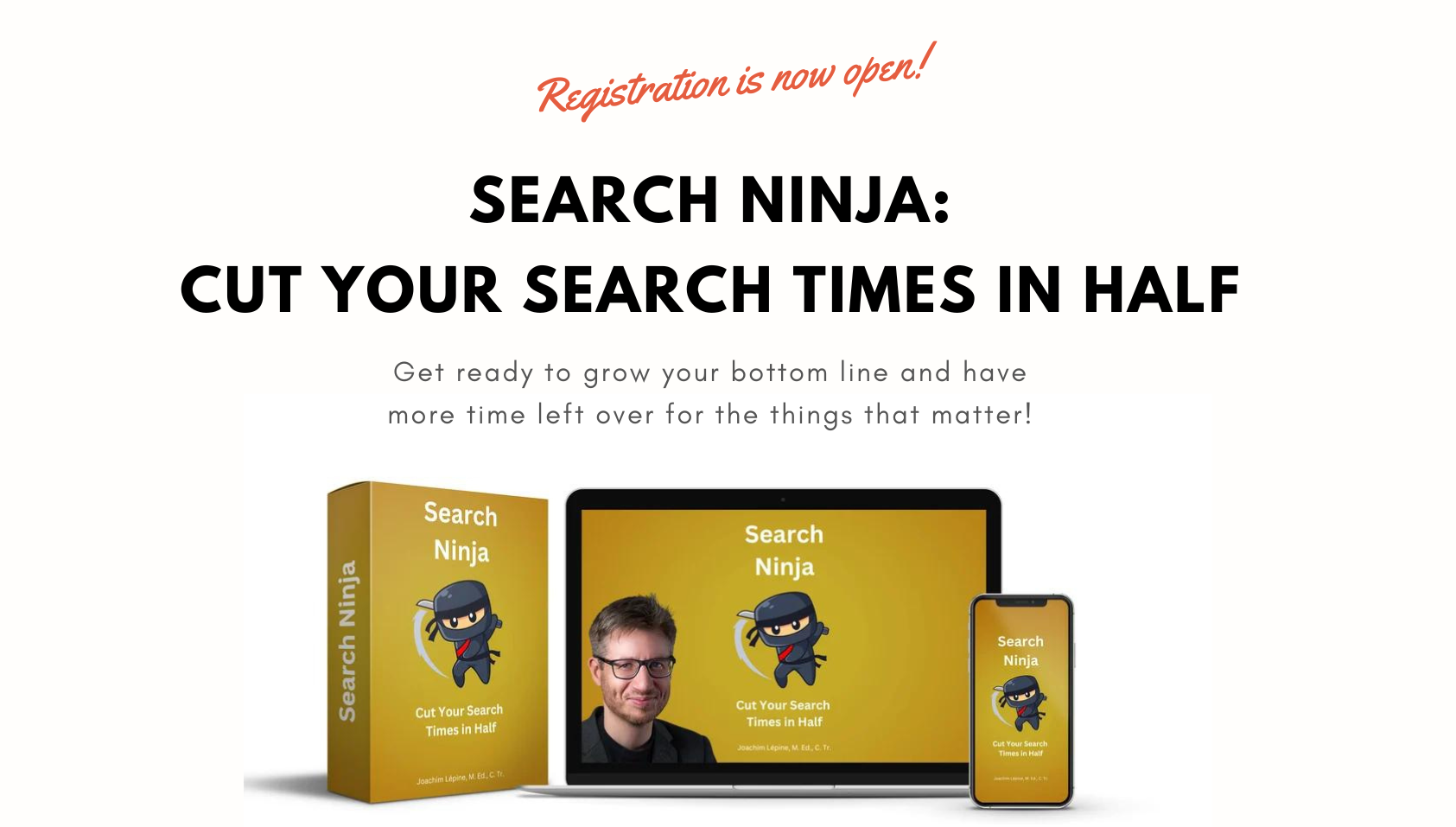 Search Ninja: cut your search times in half 1685x957